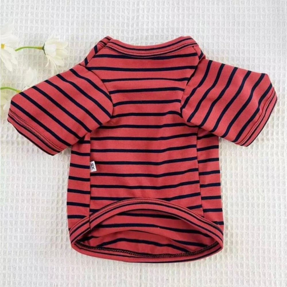 Striped Pattern Dog Tee - Picture 2 of 6